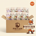Priyam Organics Pantry Box - 8 packs foxtail millet pasta, free delivery, Rs.162 per pack